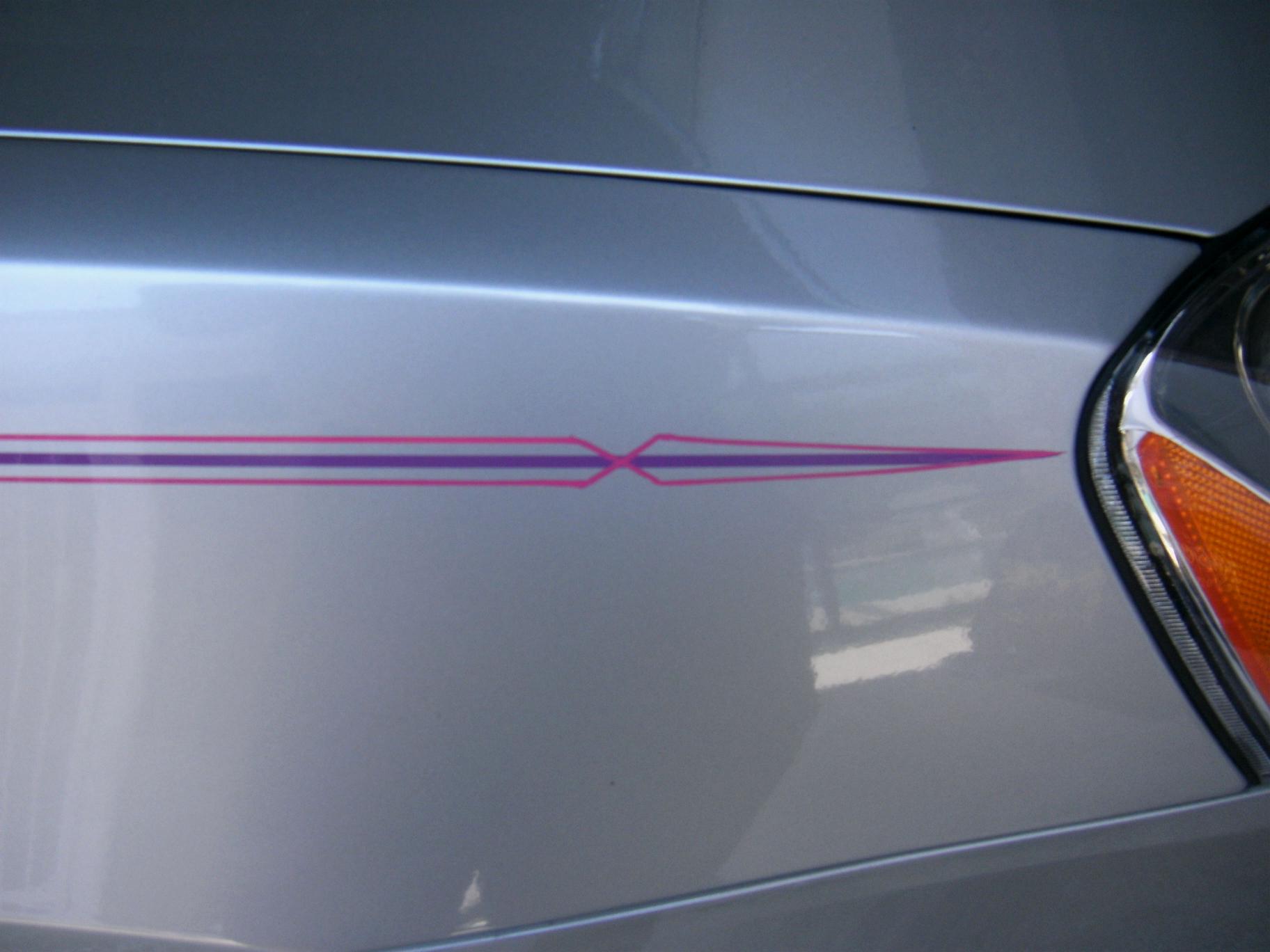 WRITWAA Blue SelfAdhesive Car Sticker Paper Pinstripe Tape for Decoration  Easy Application 1/12 inch, image size:1824x1368